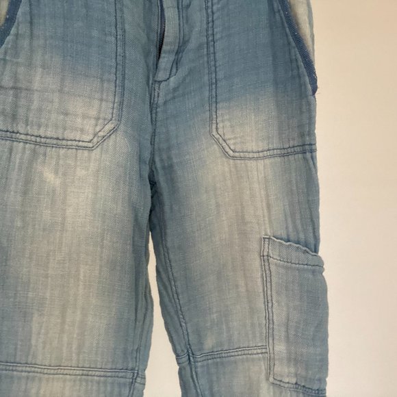 Universal Thread rippled high waist jeans with cargo pocket - Picture 3 of 4